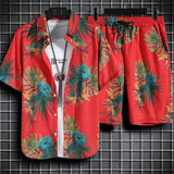 Scott- Klassisches hawaiianisches set – Rot