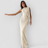 Helena | Zeitlos schickes Kleid – Aprikose