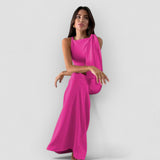 Helena | Zeitlos schickes Kleid – Rosenrot
