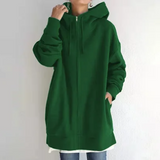 Hoodie Damen Oversize Kapuzenpullover | Lässig & Bequem – Grün
