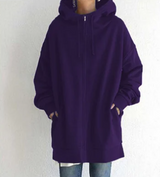 Hoodie Damen Oversize Kapuzenpullover | Lässig & Bequem – Lila