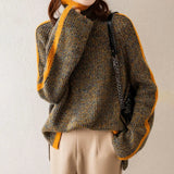 Stilvoller Rollkragenpullover aus hochwertiger Wolle – Braun