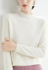 Kaschmirpullover für Damen | Ideal für alle Jahreszeiten – Weiß