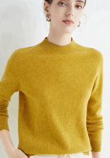 Kaschmirpullover für Damen | Ideal für alle Jahreszeiten – Gelb