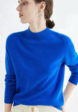 Kaschmirpullover für Damen | Ideal für alle Jahreszeiten – Blau