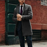 Tijs – raffinierte herrenjacke – Schwarz