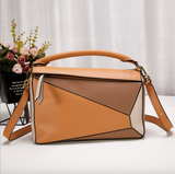 Rechteckige Strandtasche aus veganem Leder – Nachhaltig & Stilvoll – Orange