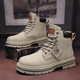 Herren-Boots mit hoher schafthöhe | Alltagstauglich – Grau