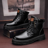 Demetrius - Elegante Schnürstiefel für Herren – Schwarz