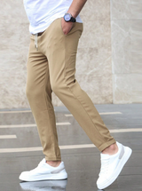 Sebastian | Komfortable Stretchhose – Khaki