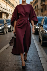 Aria - Stilvolles Kleid – BORDEAUX