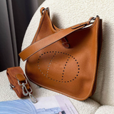 Vegane Leder Schultertasche – Stilvolle & Nachhaltige Handtasche – Braun
