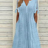 SoftBloom Kleid – Blau