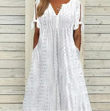 SoftBloom Kleid – Weiß