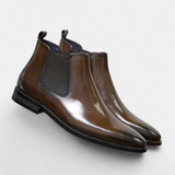 Enrico™ | Chelsea-Stiefel aus italienischem Leder – Braun