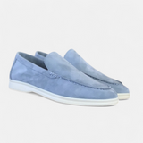 Adelmo™ | Mokassins aus Wildleder – Hellblau
