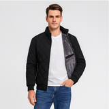 Tobias | Gesteppte Winterjacke für Herren – Schwarz