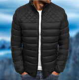 Bequeme und winddichte outdoor-jacke für männer – Schwarz
