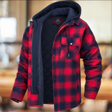 Orion – herrenjacke mit kapuze – Rot