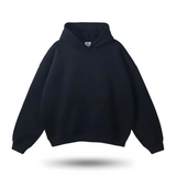 Komfort-kapuzenpulli mit unterschrift – Onysxschwarz