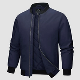 Frostguard – warme, wattierte winterjacke für herren – Marine