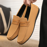 Elegante herren-loafer in verschiedenen farben – Khaki