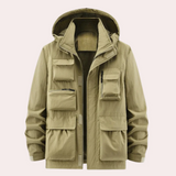 Leichte und schnell trocknende herrenjacke – Khaki