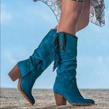 Chloe – western-stiefeletten – Blau