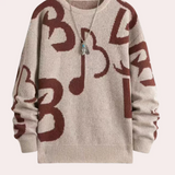 Milos – bequemer pullover für herren – Beige