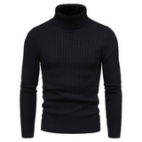 Herren-Rollkragenpullover – Kafen – Schwarz