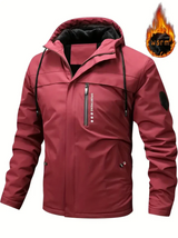Luis – lässige winterjacke für Herren für outdoor-aktivitäten – Rot