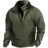 Kasper - winddichter winterpullover – Grün