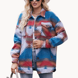 Polina | luxuriöse damenjacke im zeitlosen stil – Azteken