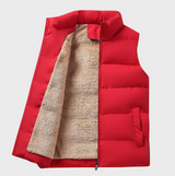 Dominic - trendy lichtgewicht vest – Rot