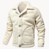 Tibor - luxuriöse warme herrenjacke – Beige