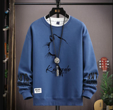 Herren-sweatshirt im sweatshirt-stil – Blau