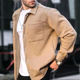 Joel - äußerst bequeme wattierte jacke für herren – Khaki