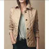 Cheryl – die elegante, schmale jacke aus seiden-baumwolle – Khaki
