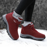 Krista – warme winterschuhe – Rot