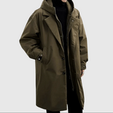 Wasserdichte luxus-herrenjacke für jedes wetter – Grün