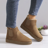 Els - fleece-stiefel für frauen – Braun