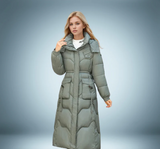 Eleganter parka – Grau