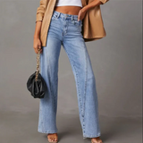 Amares - denim-schlagjeans – Blau