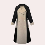 Meave – eleganter trenchcoat für damen – Schwarz