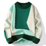 Marcius - modischer herrenpullover im comfort-stil – Grün