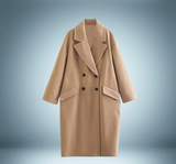 Exklusive trenchcoat-jacke – Braun