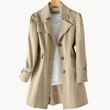 Britt - stilvolle, vielseitige damenjacke – Khaki