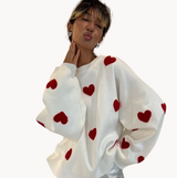 Daniella | weicher, bequemer, eleganter damenpullover – Weiß