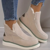 Krisava - ultimativer komfort und kuschelige damen-winterschuhe – Beige