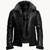 Hristo - zeitlose herren-winterjacke mit retro-eleganz – Schwarz